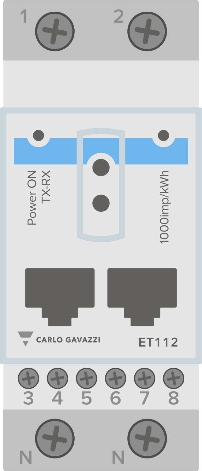 Energy Meter ET112 - 1 phase - max 100A
