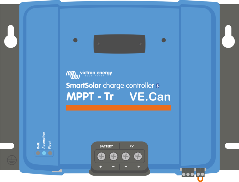 with optional display SmartSolar MPPT 150/70-Tr VE.Can