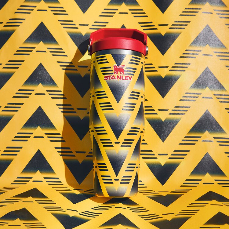 Stanley 1913 x Arsenal IceFlow Flip Straw 2.0 Tumbler - Bruised Banana