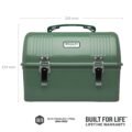 Classic Lunch Box - Hammertone Green