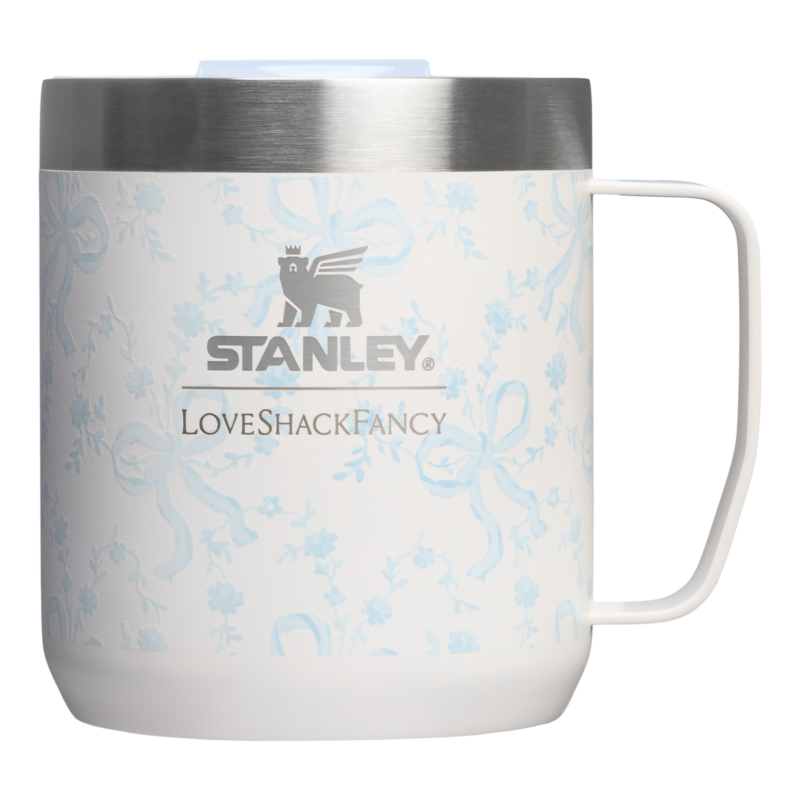 Stanley 1913 x LoveShackFancy Camp Mug Set - Coquette Bow - Winter Ice