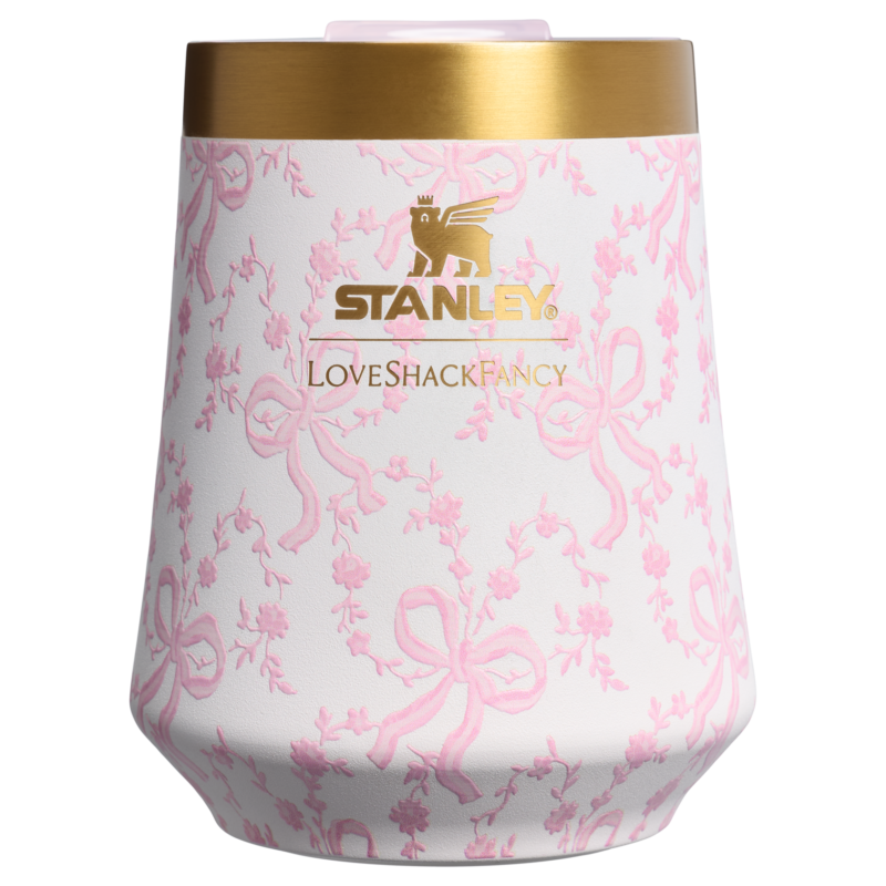 Stanley 1913 x LoveShackFancy Reserve Wine Tumbler Set 2-pack - Coquette Bow - Chantilly