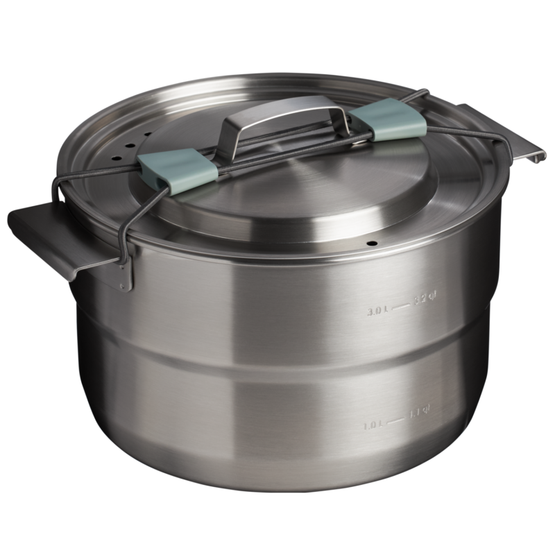 Wildfare Core Full Serve Cookset | 20-piece set - Shale + Charcoal